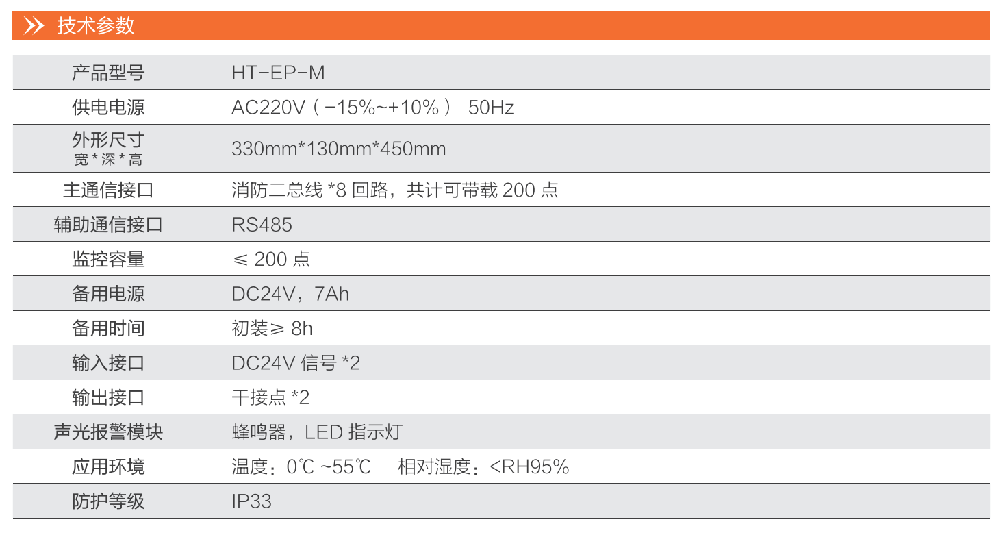 華天消防設備電源監(jiān)控器技術參數(shù)